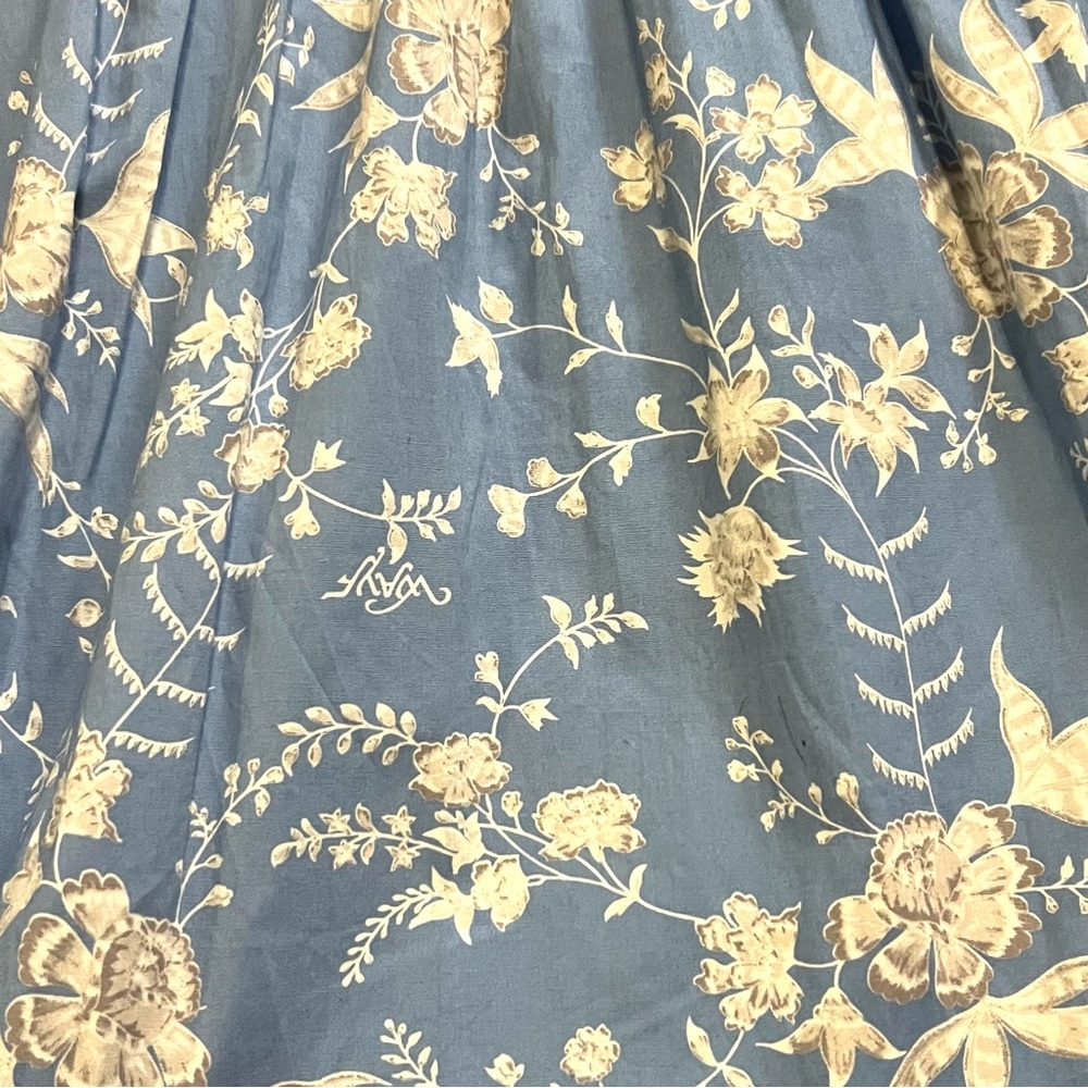 WAYF Plaza Blue Floral Cut-Out Tiered Maxi Dress Size XSmall - Picture 9 of 16